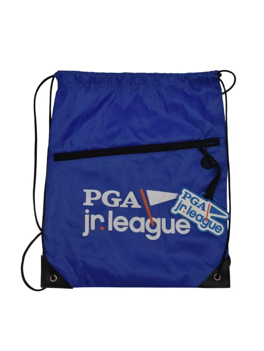 PGA Jr League Garb Baseball Trucker Cap Hat Drawstring Backpack Set Blue New